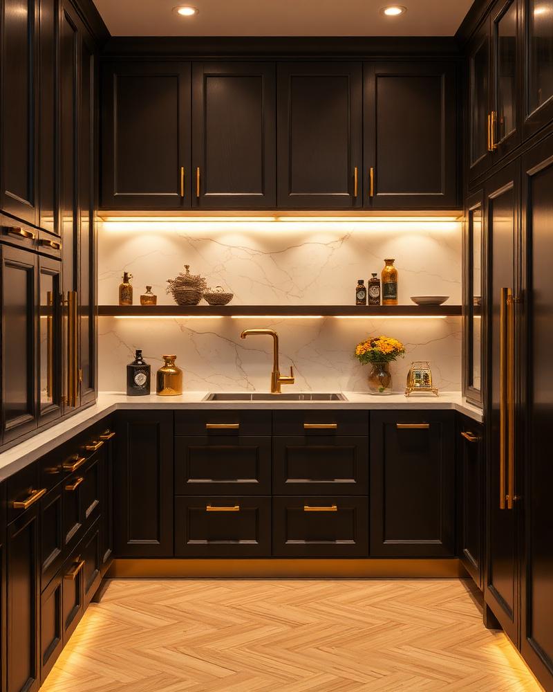 Apartamento Brass Kitchen em Santa Terezinha